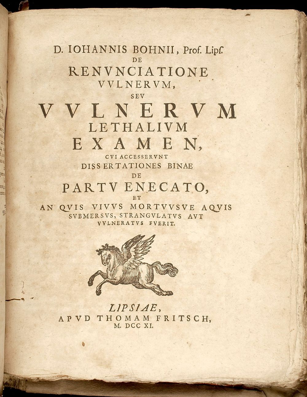 Title page of Bohn's De renvnciatione vvlnervm