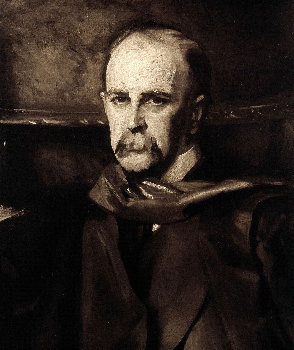 Sir William Osler. Reproduction of painting by J. S. Sargent.