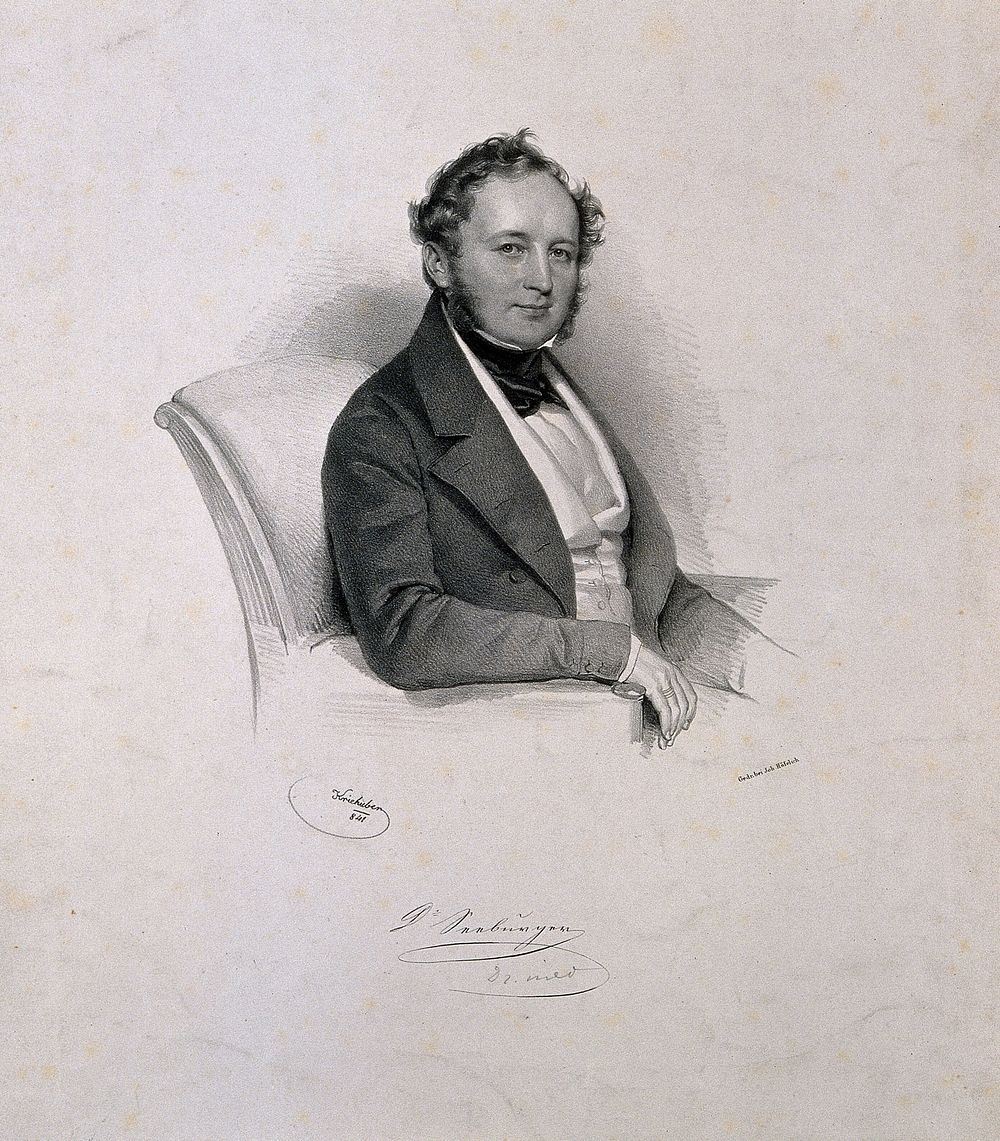 Johann von Seeburger. Lithograph by J. Kriehuber, 1841.