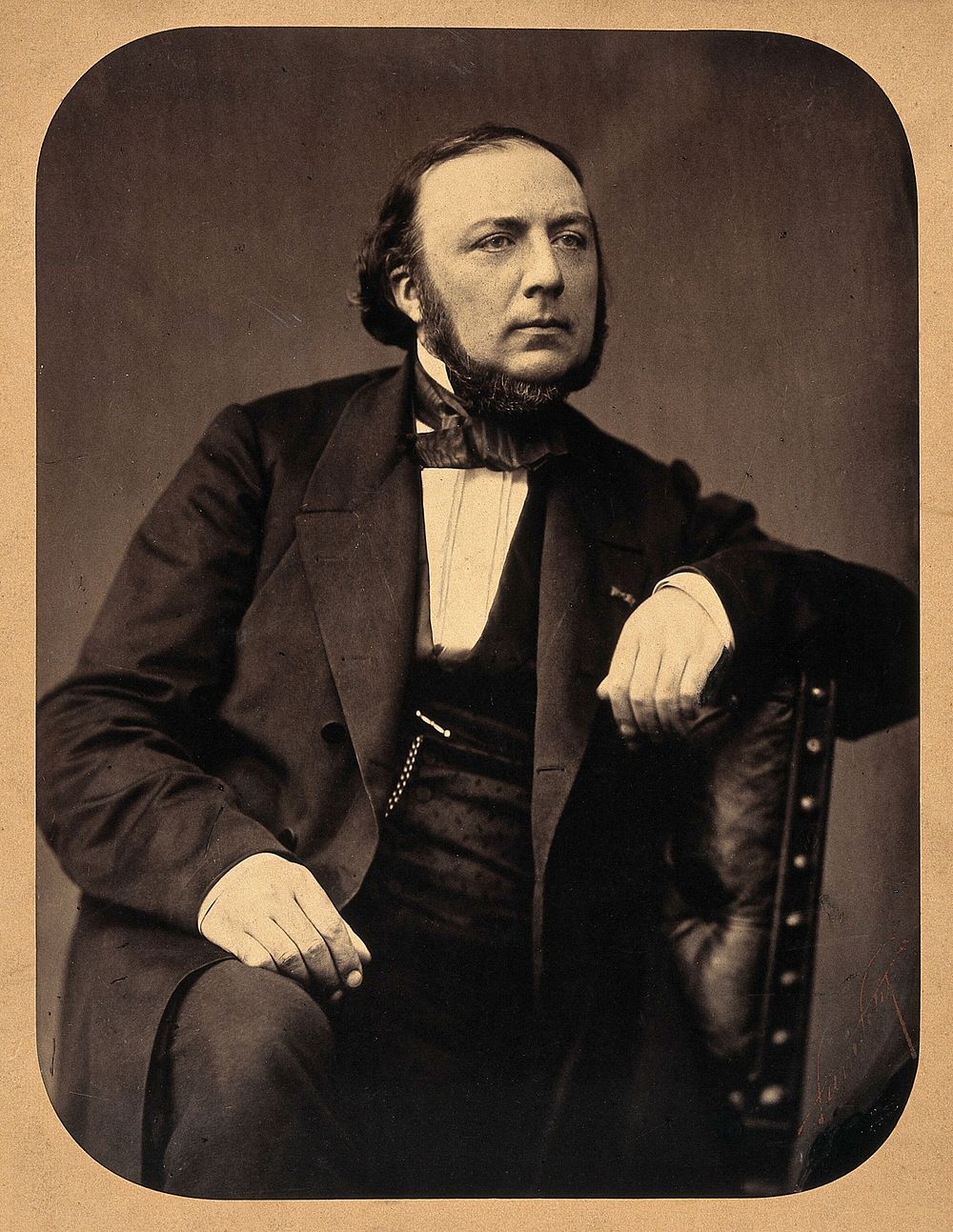 François Anthyme Eugène Follin. Photograph by Pierre Petit.