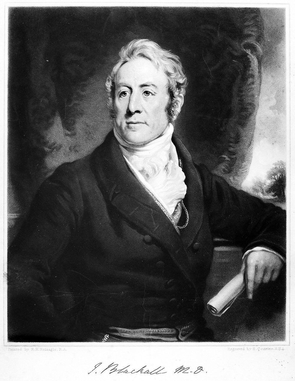 John Blackall. Lithograph by S. Cousins, 1844, after R. R. Reinagle.