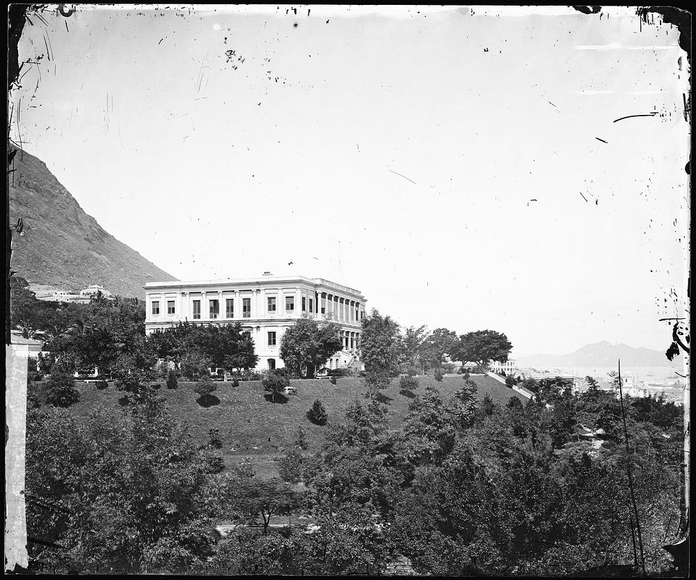 Government House, Hong Kong. Photograph by John Thomson, 1868/1871.