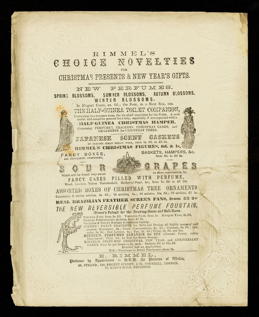 [Theatre programme for performances at the Egyptian Hall, Piccadilly, London by Maskelyne & Cooke, the Royal illusionists…