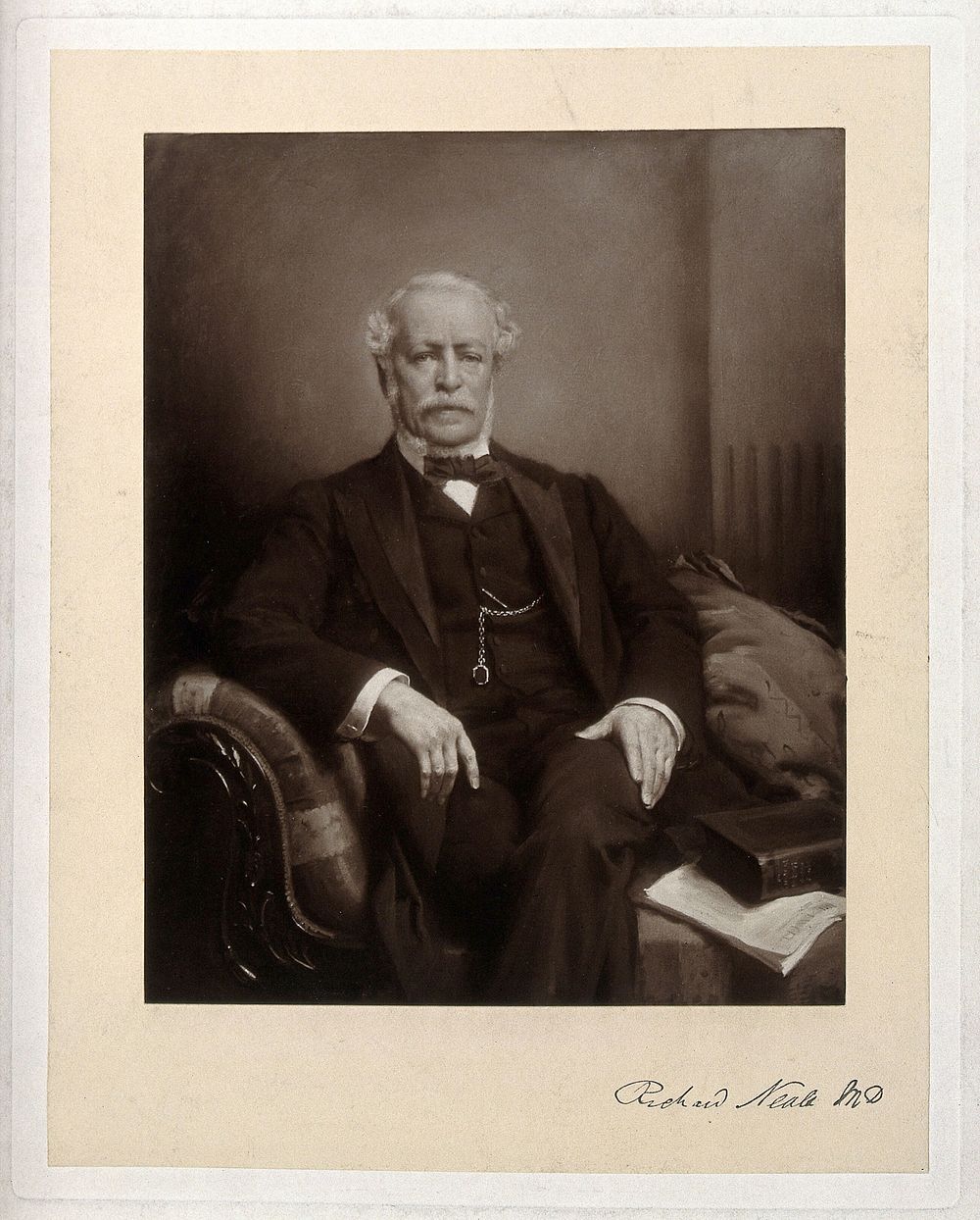 Richard Neale. Photograph by J.C. Hughes after a painting by T.B. Kennington.