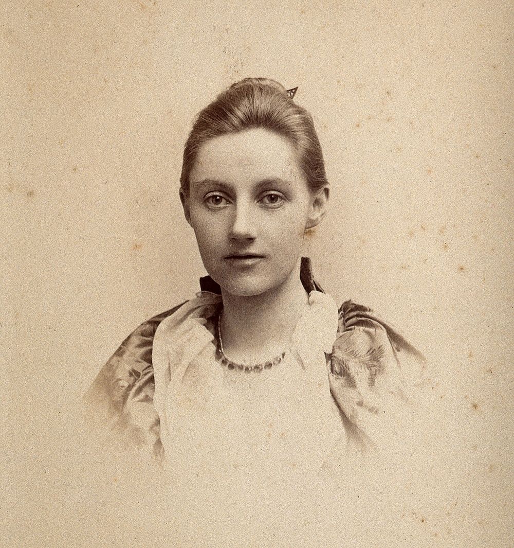 Deaconess Katherine J. Beynon. Photograph by Vernon Kaye, 1892.