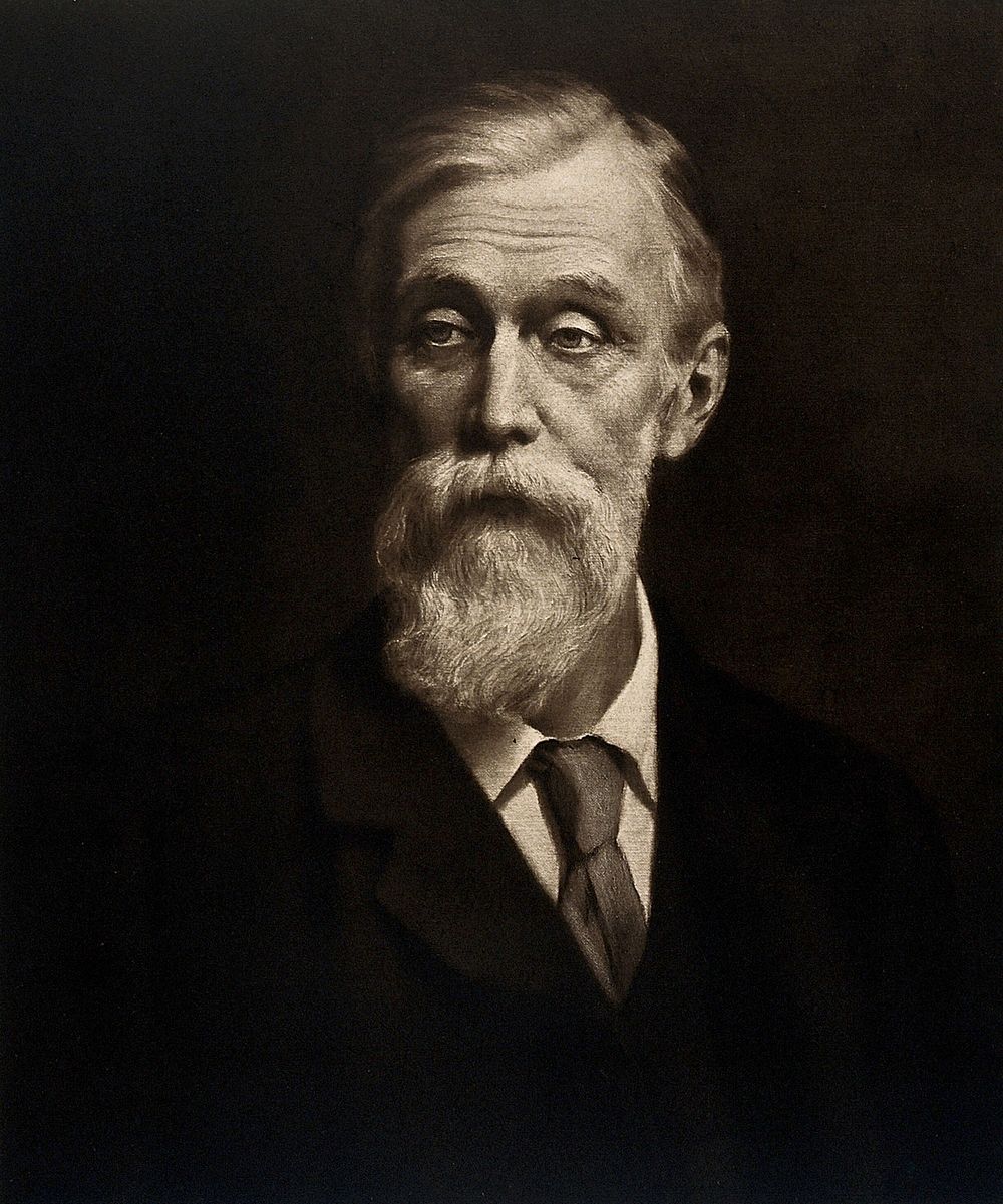 Sir Michael Foster. Photogravure after the Hon. John Collier.