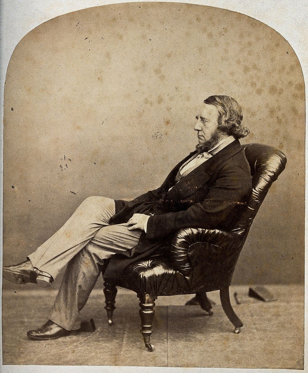 Richard Monckton Milnes, Lord Houghton. Photograph.