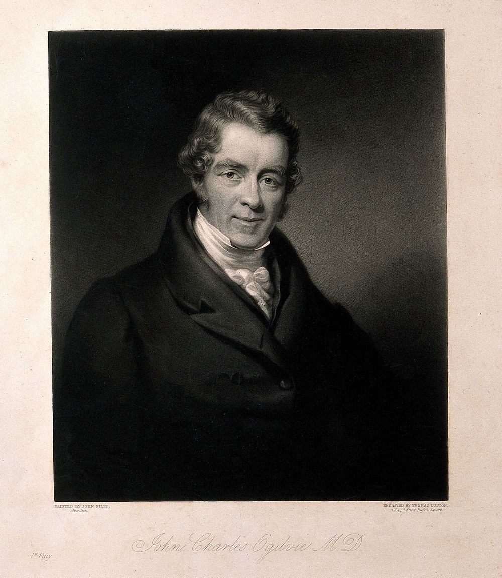 John Charles Ogilvie. Mezzotint by T. Lupton after J. Giles.