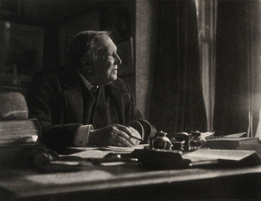 Sir Henry Enfield Roscoe. Photogravure by Rich & Co., 1914, after D. Roscoe.