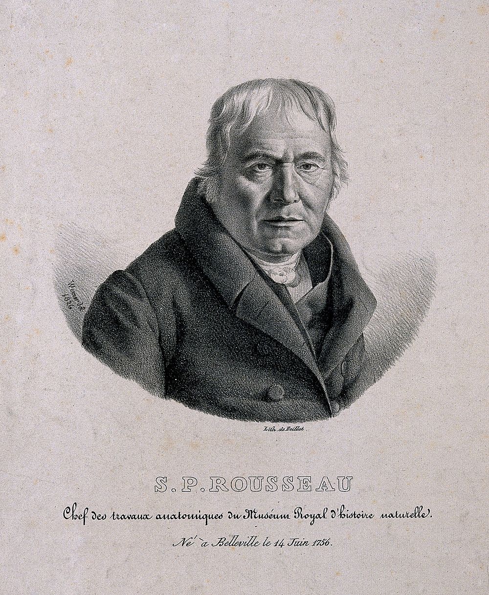 S. P. Rousseau. Lithograph by P.J. Feillet after Werner, 1826.