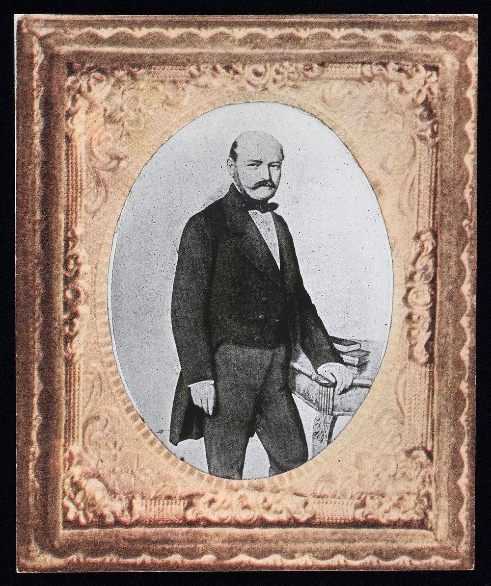Ignaz Philipp Semmelweis. Photograph.