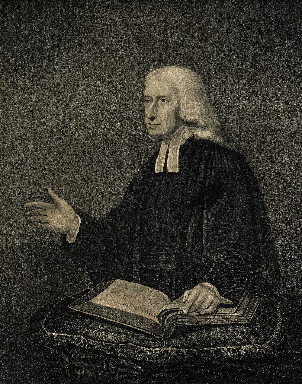 John Wesley. Stipple engraving after W. Hamilton, 1788.