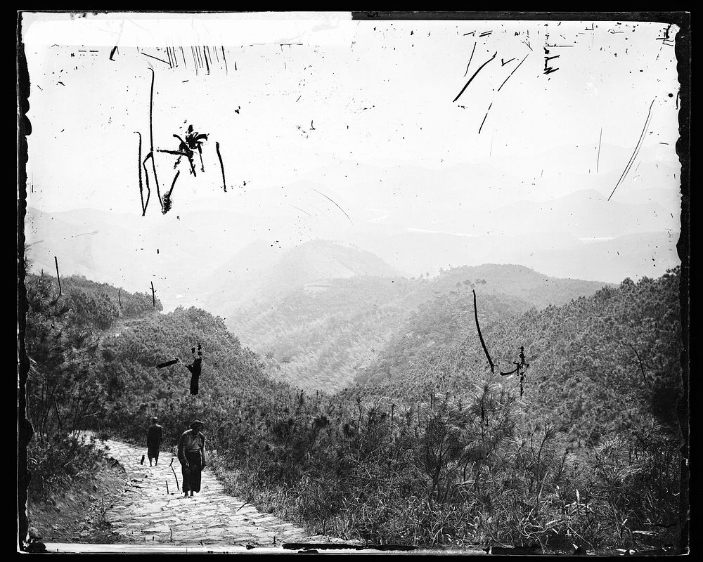 Snowy Valley, Chekiang [] province, China. Photograph by John Thomson, 1871.