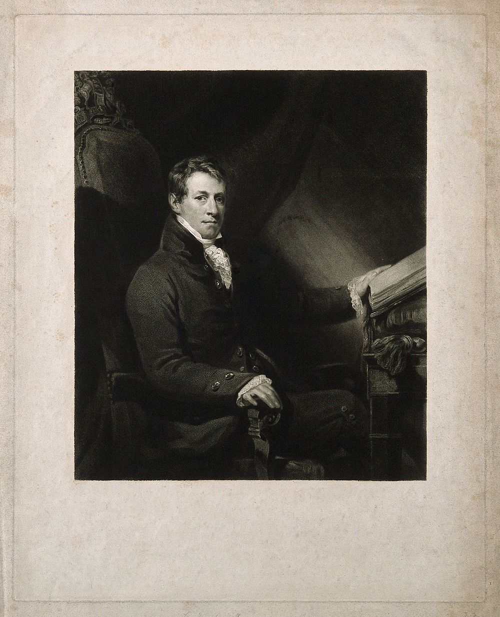 Sir Humphry Davy. Stipple engraving by W. Walker, 1830, after J. Jackson, 1823.