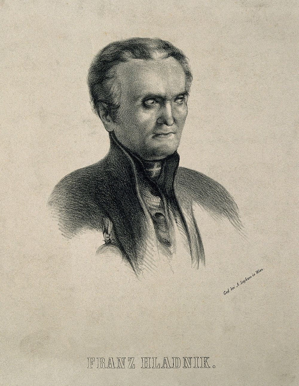Franz de Paula Hladnik. Lithograph.