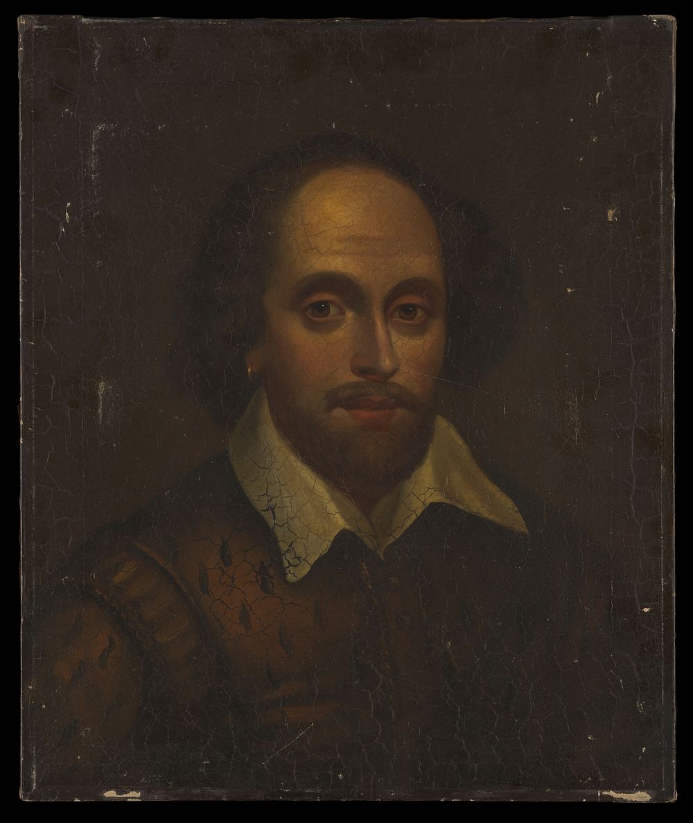 William Shakespeare. Oil painting, 18--.