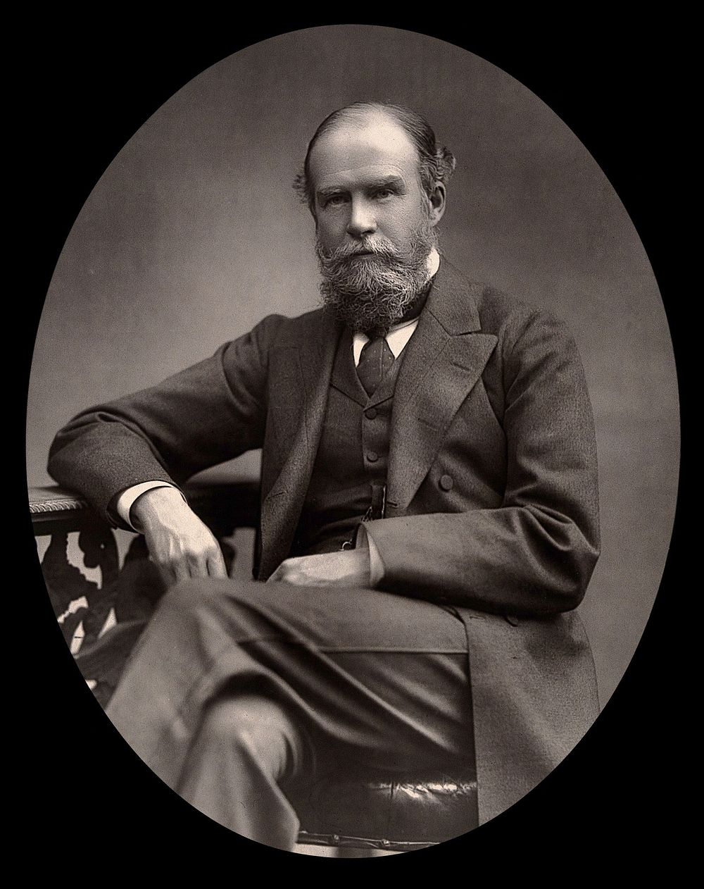 Sir John Lubbuck, 1st Baron Avebury. Photograph.