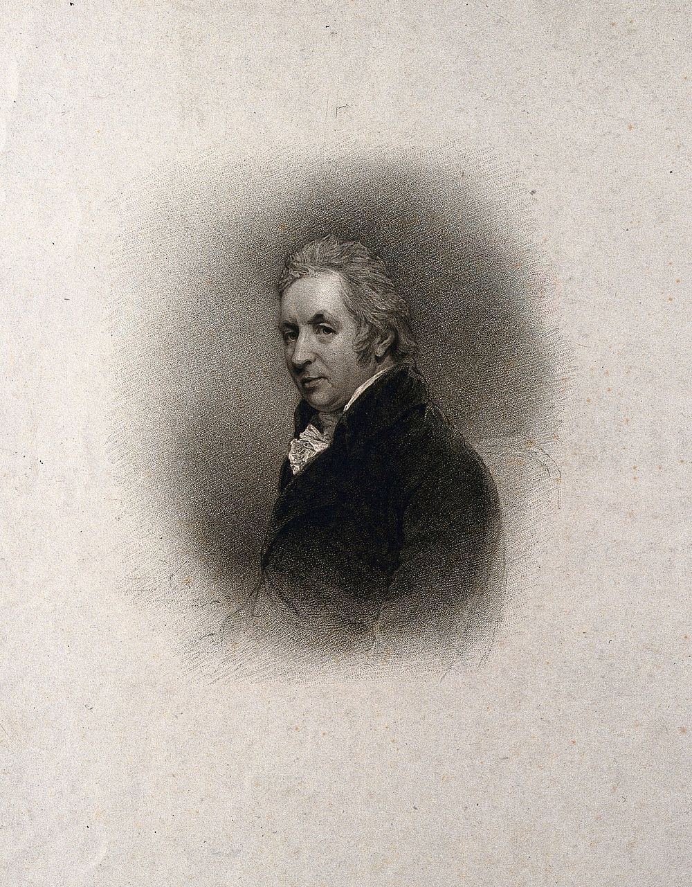 Sir Thomas Bernard. Stipple engraving by C. Picart after W. J. Wright after J. Opie.