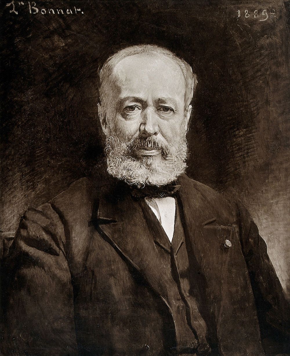 Léon Labbé. Photograph after a painting by L. Bonnat, 1889.