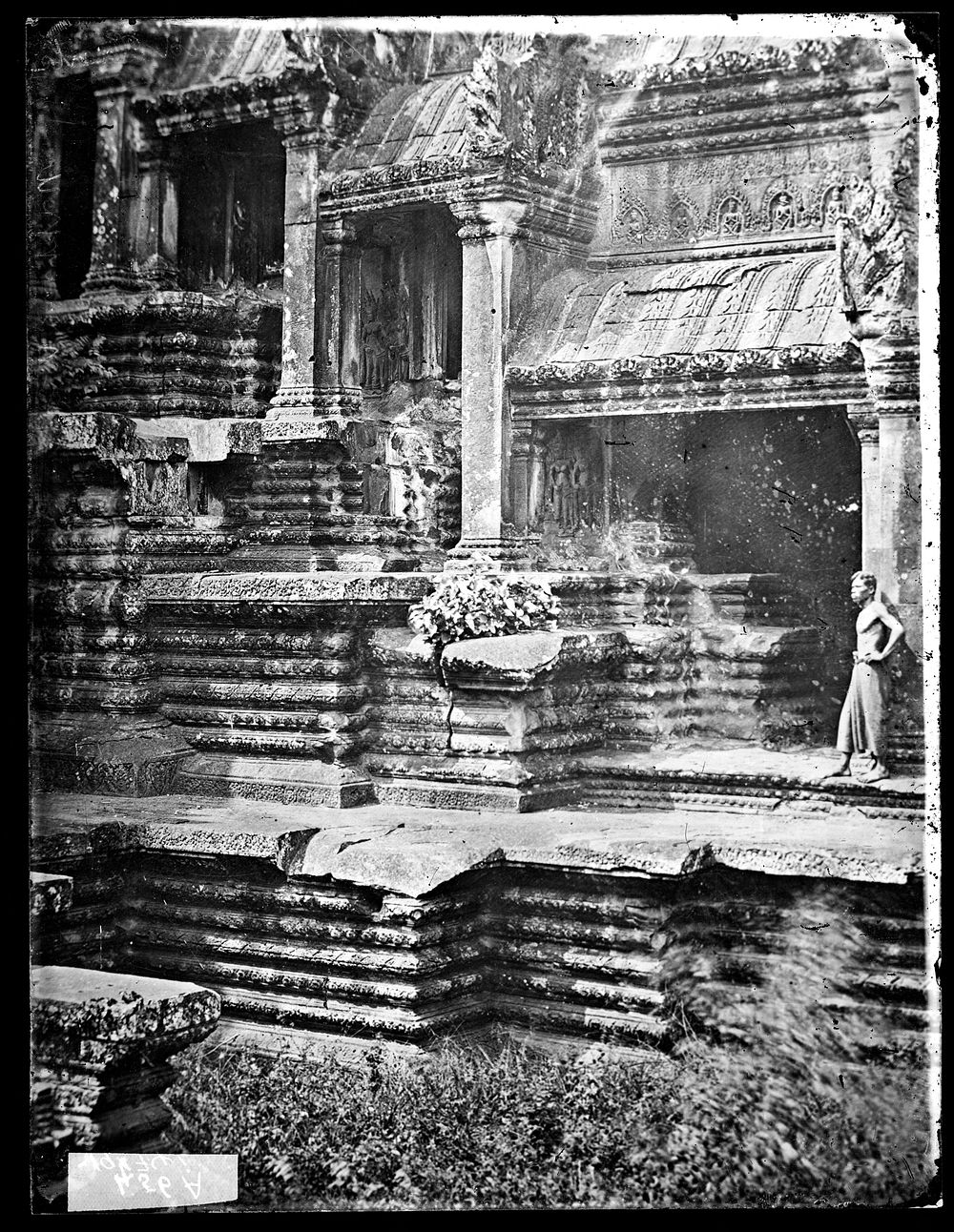 Nakhon Thom [Angkor Wat], Cambodia. Photograph by John Thomson, 1866.