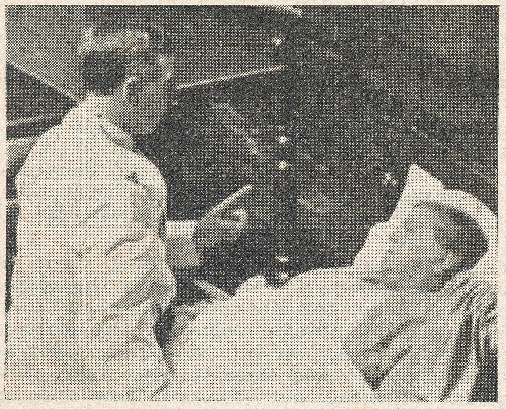 George Riddoch with patient