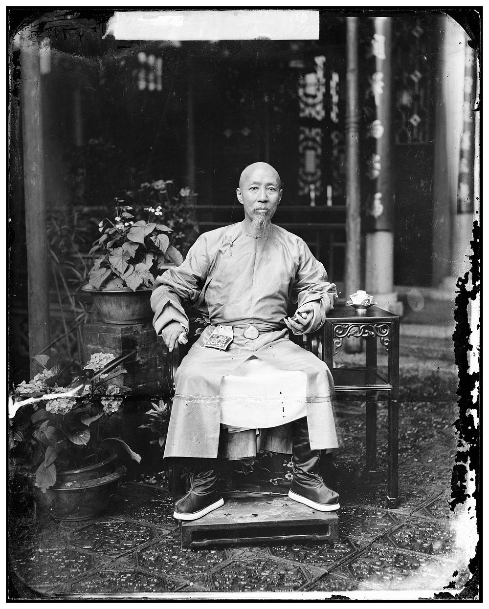 Ruilin, the governor of Guangdong and Guangxi, Qing China. Photograph by John Thomson, 1869-1871.