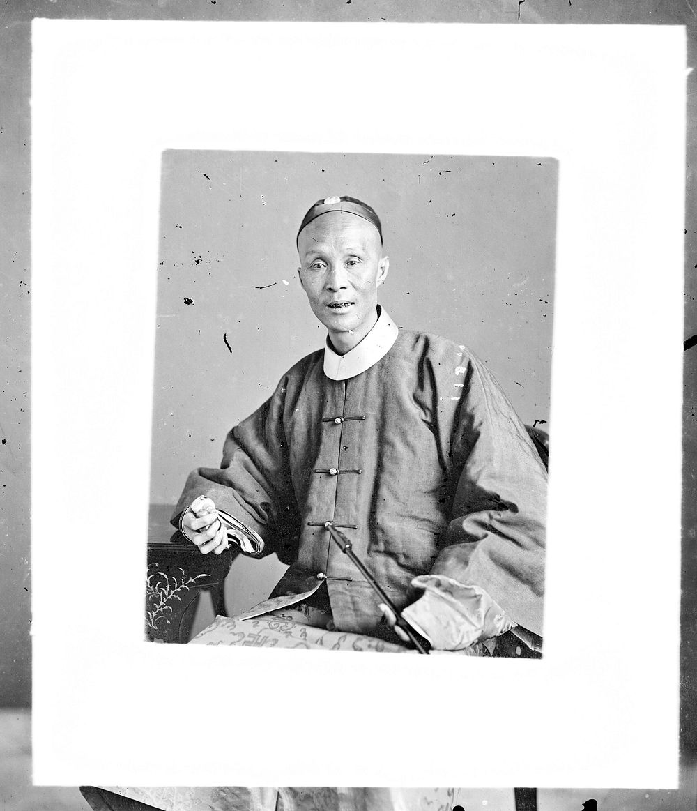 Cantonese mandarin official by John Thomson, 1869.