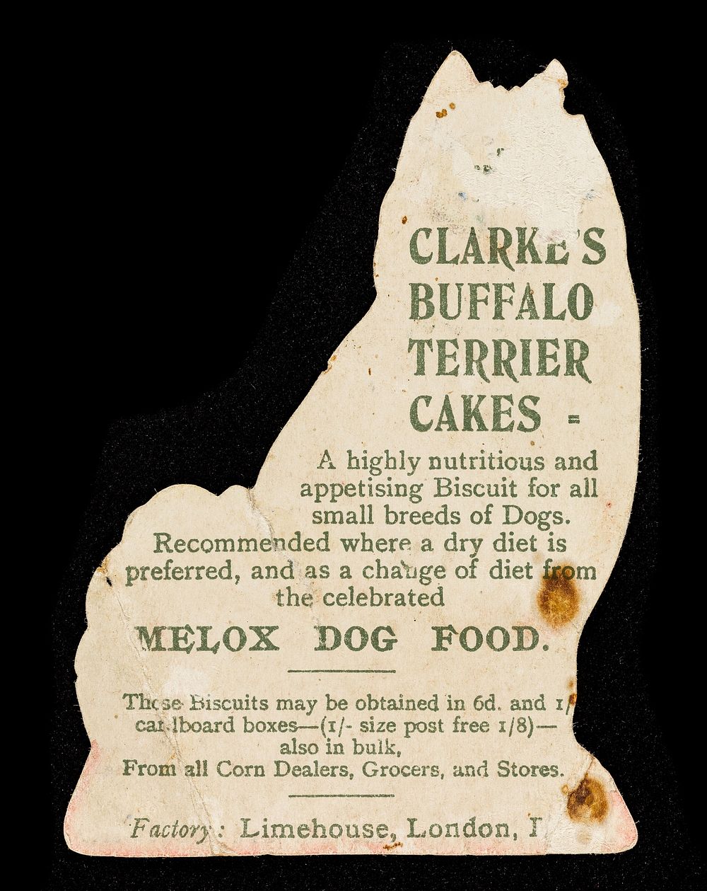 Clarke's Buffalo terrier cakes.