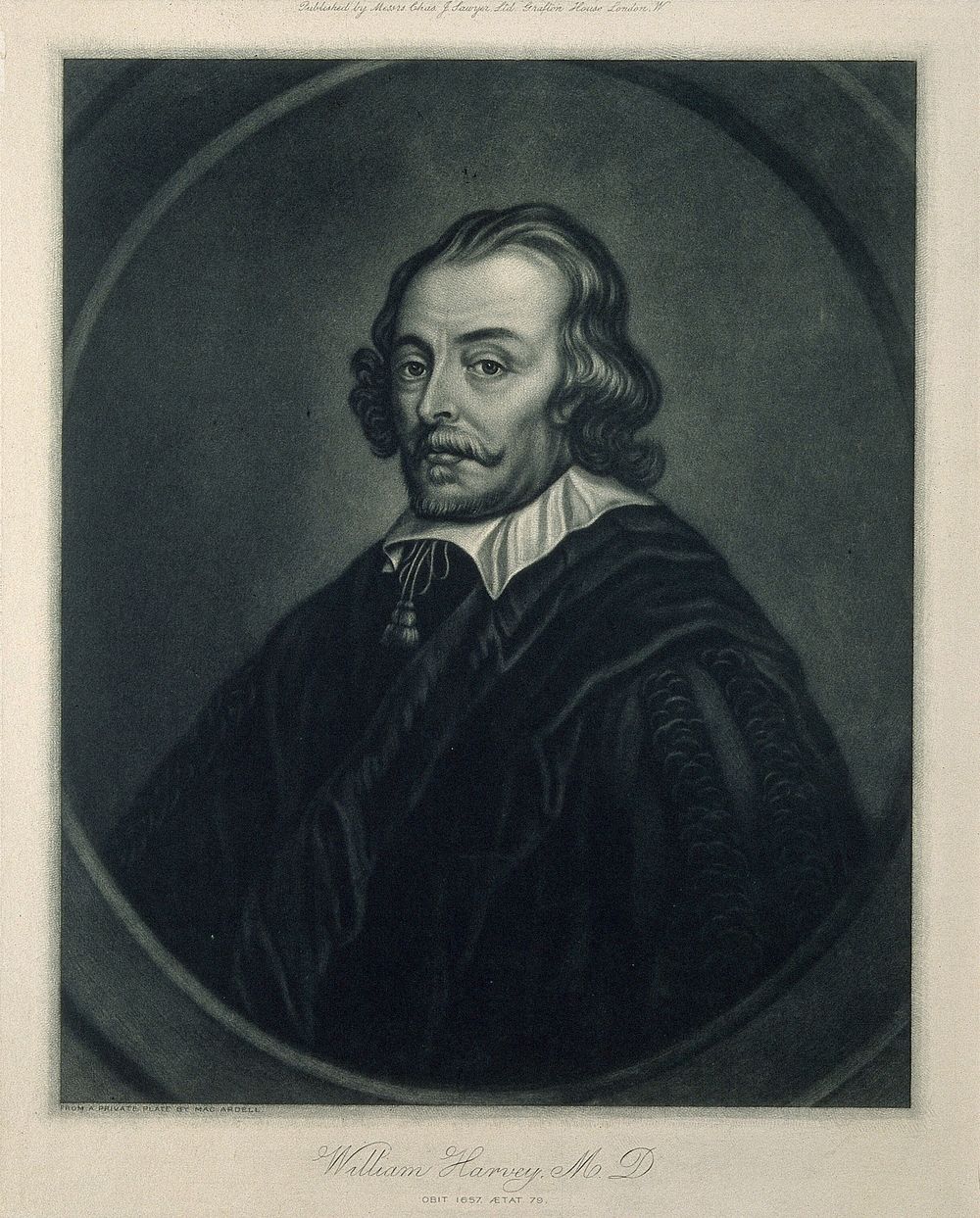 William Harvey. Process print after J. McArdell.