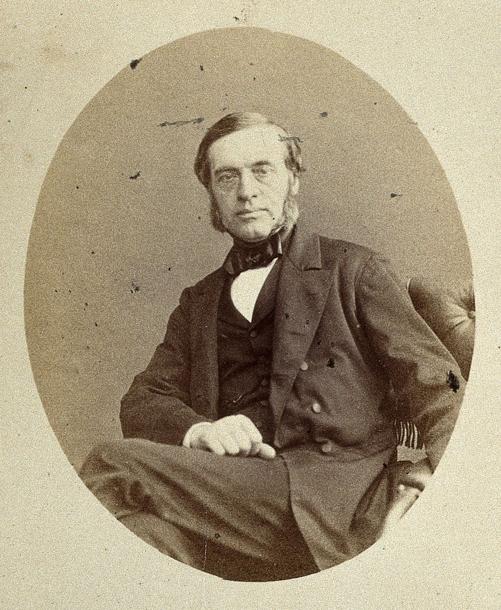 William Augustus Guy. Photograph by Ernest Edwards, 1868.