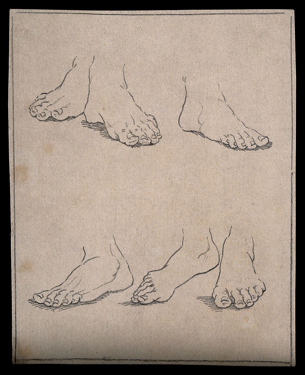 Six feet. Drawing, c. 1793.