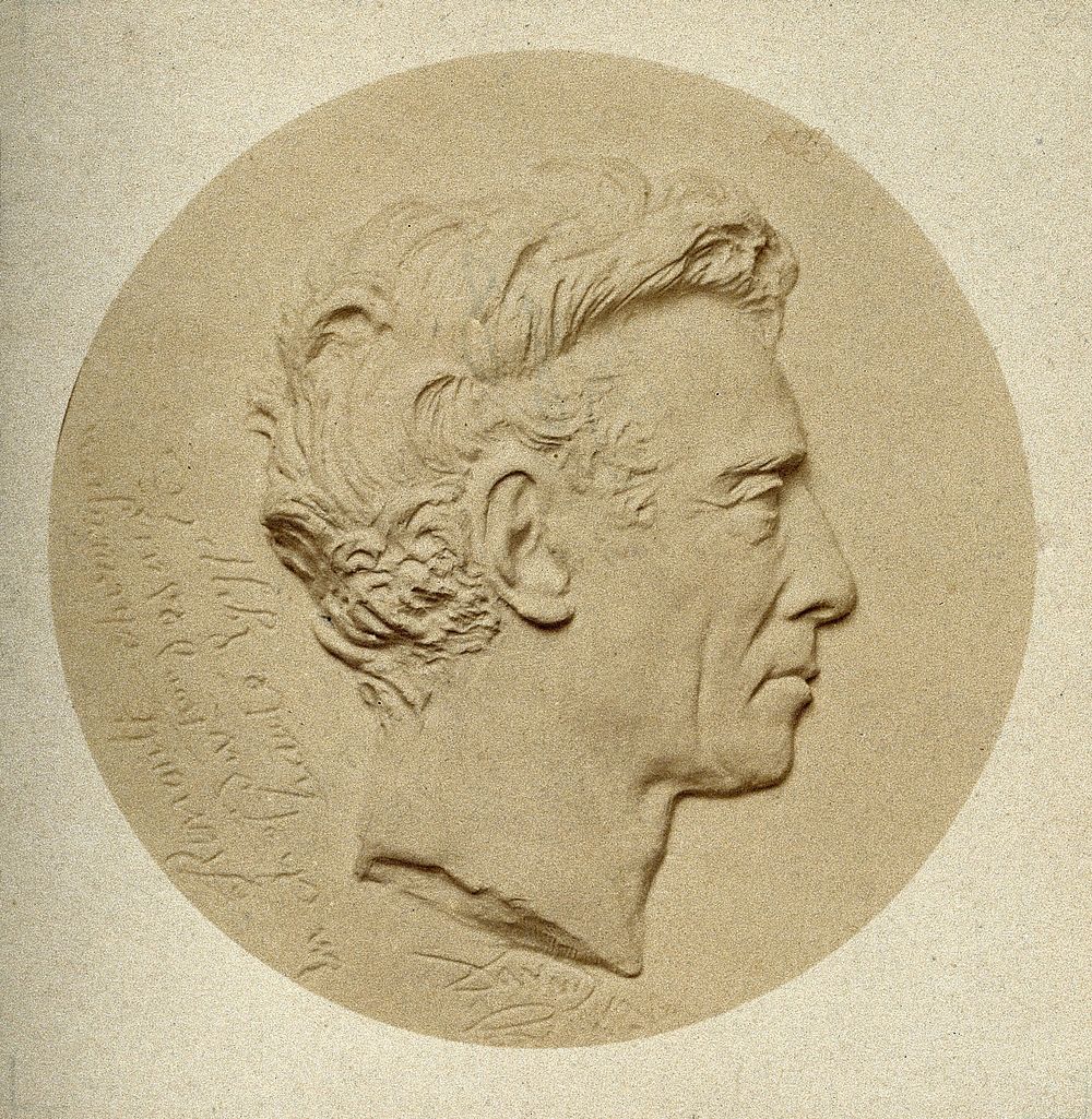 Adrien-Jacques Renoult. Photograph after David d'Angers, 1834.