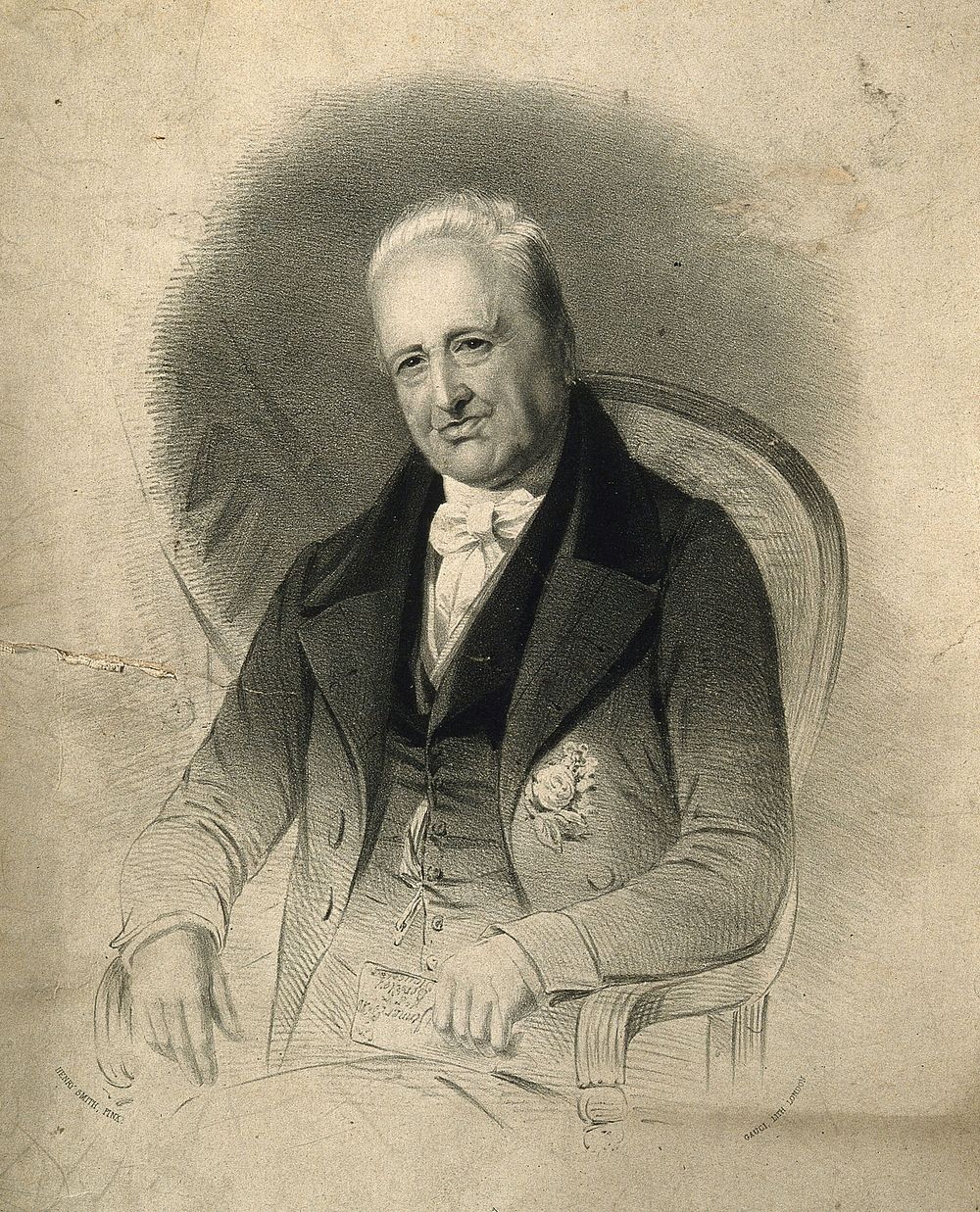 Henry Jenner. Lithograph by M. Gauci after H. Smith.
