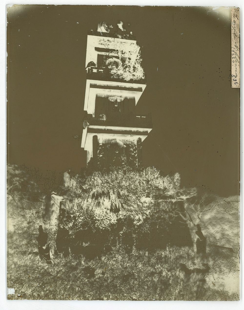 Ruins of a marble tower, Beijing, China. Photograph by John Thomson, 1871.