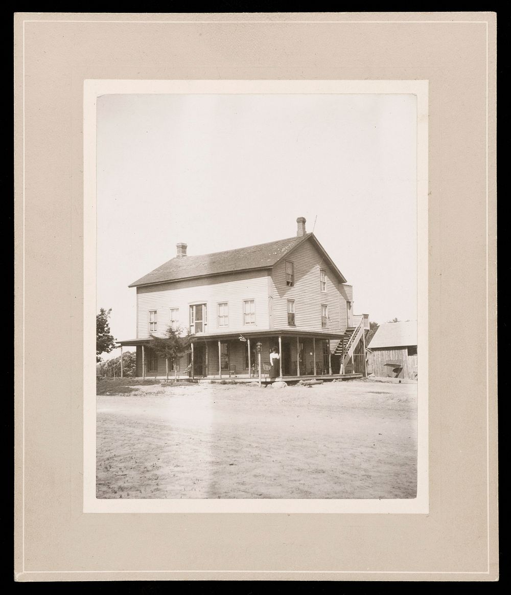 E.P. Evans' Hotel, Garden City, Minnesota, where women and children gathered each night during the Great Sioux War