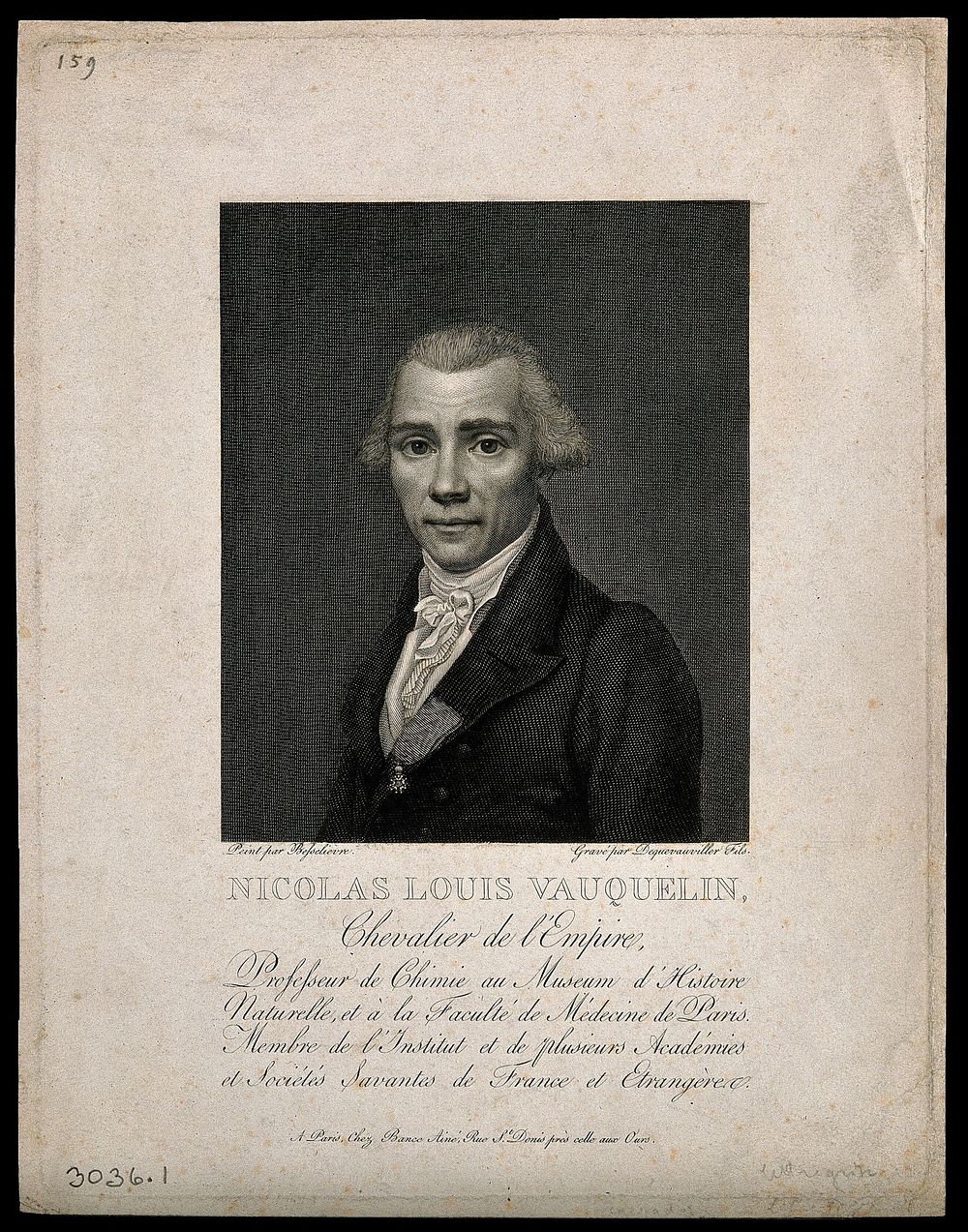 Nicolas Louis Vauquelin. Line engraving | Free Photo Illustration ...