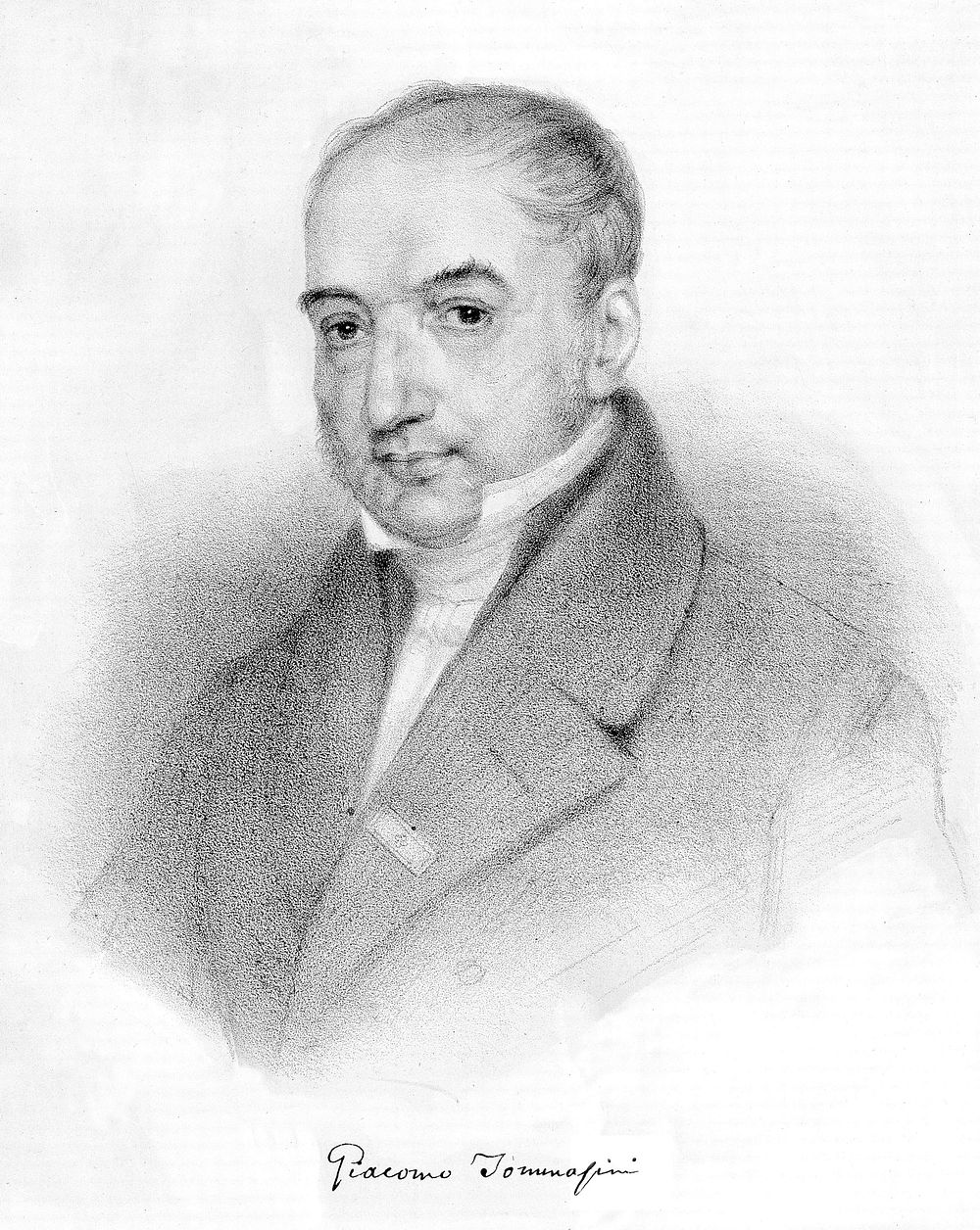 Giacomo Antonio Domenico Tommasini. Lithograph by N. Fontani after C. E. Liverati, 1841.