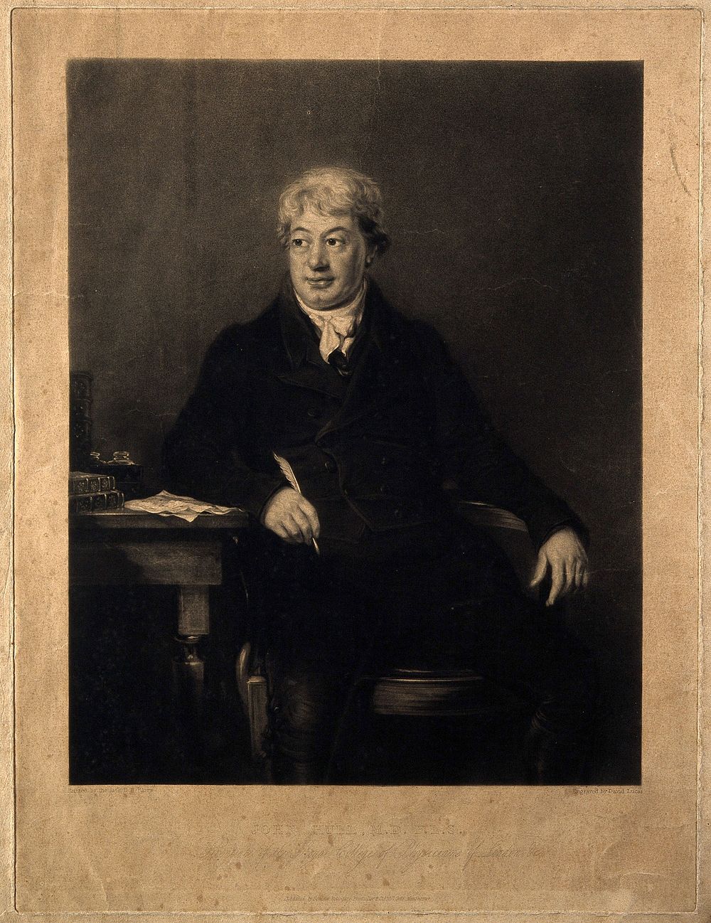 John Hull. Mezzotint by D. Lucas after D. H. Parry.