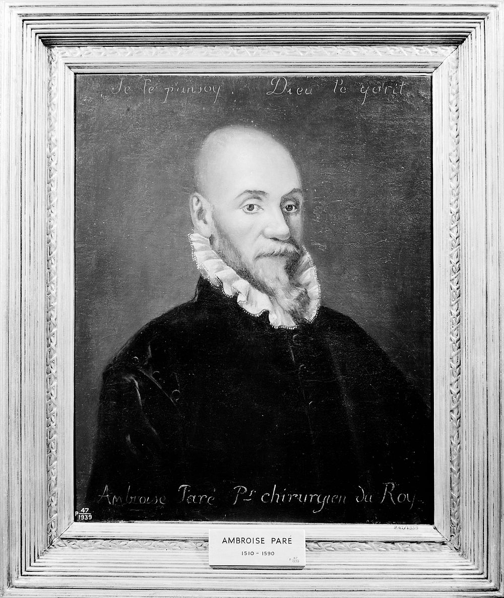 Portrait of Ambroise Pare [1510 - 1590], French surgeon
