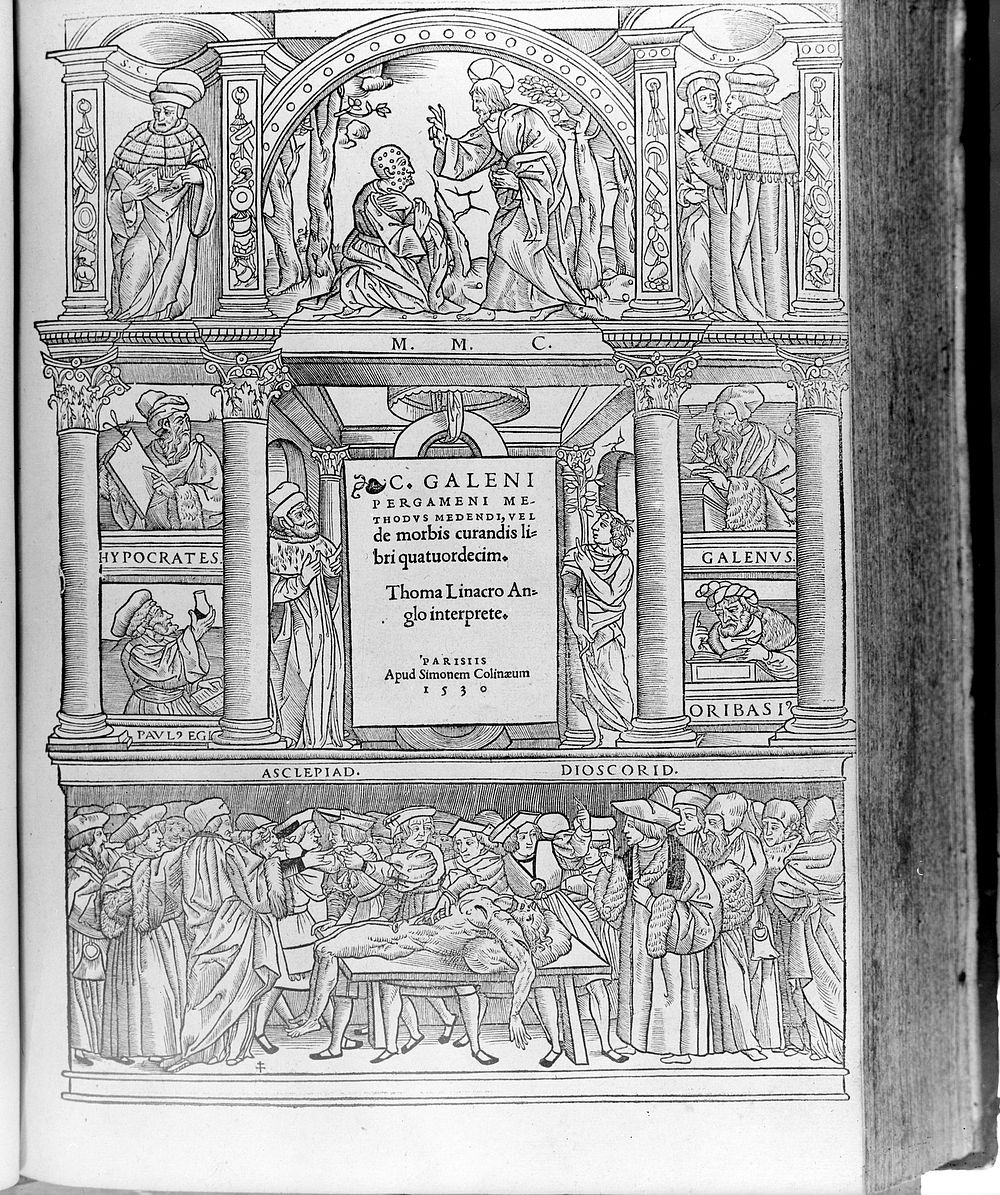 Methodus medendi, vel de morbis curandis libri quatourdecim / Thoma Linacro Anglo interprete.