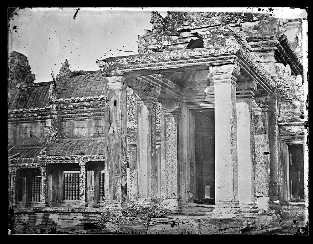 Nakhon Thom [Angkor Wat], Cambodia. Photograph by John Thomson, 1866.
