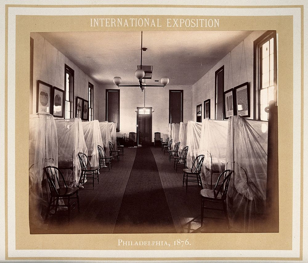 Philadelphia International Exposition, 1876: the Hospital of the Medical Department of the United States Army: a ward of…