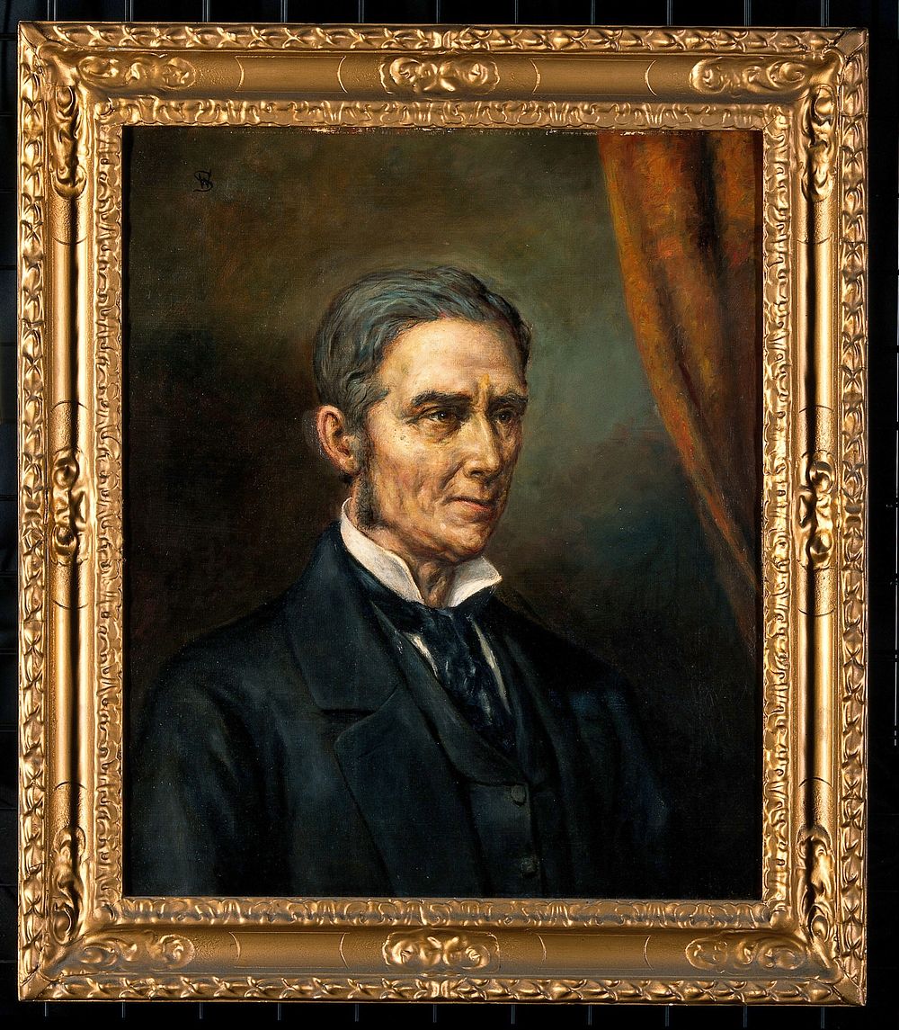 Sir James Paget. Oil painting by William Swainson.