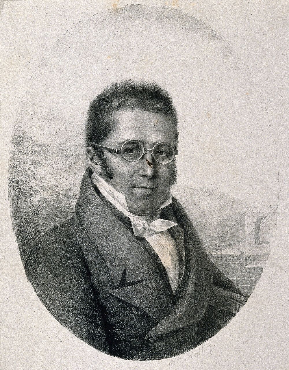 Augustin Pyramus de Candolle. Lithograph by H. Rath.
