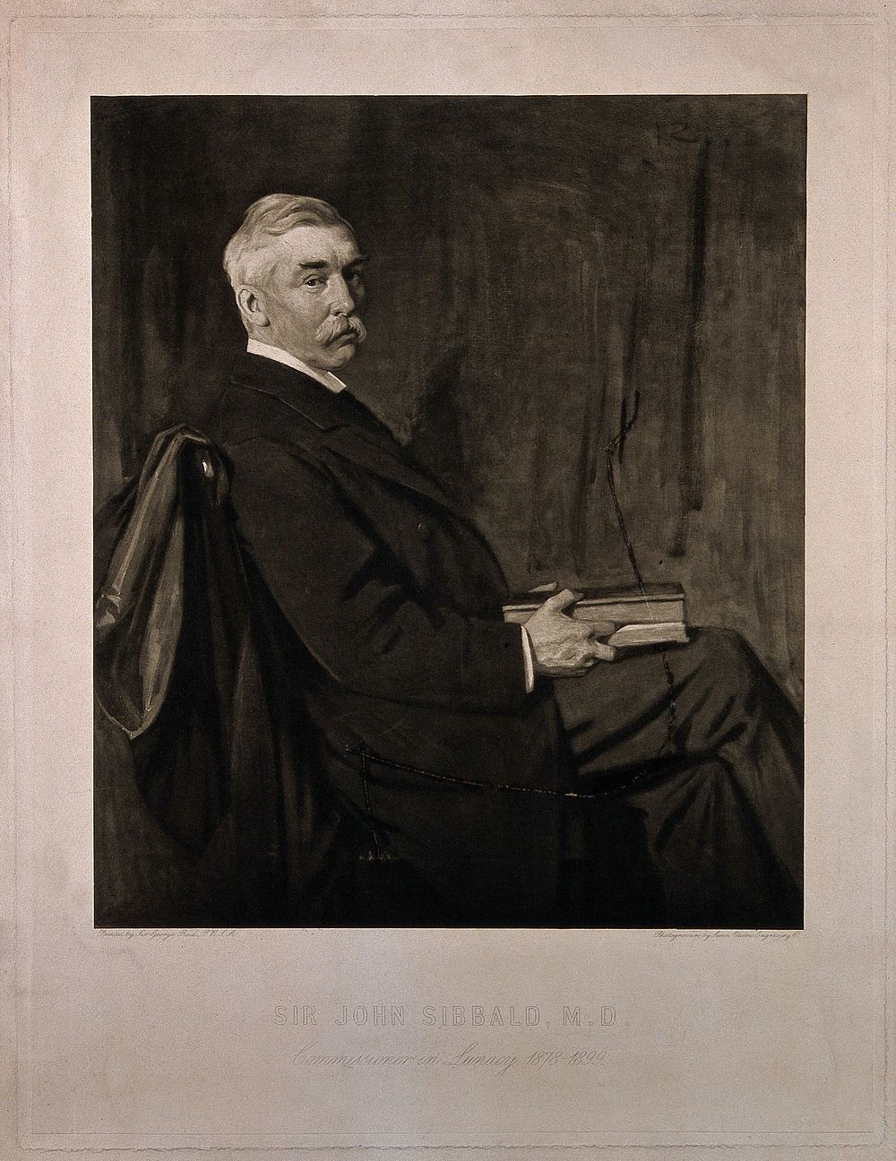 Sir John Sibbald. Photogravure by Swan Electric Engraving Co. after Sir G. Reid.