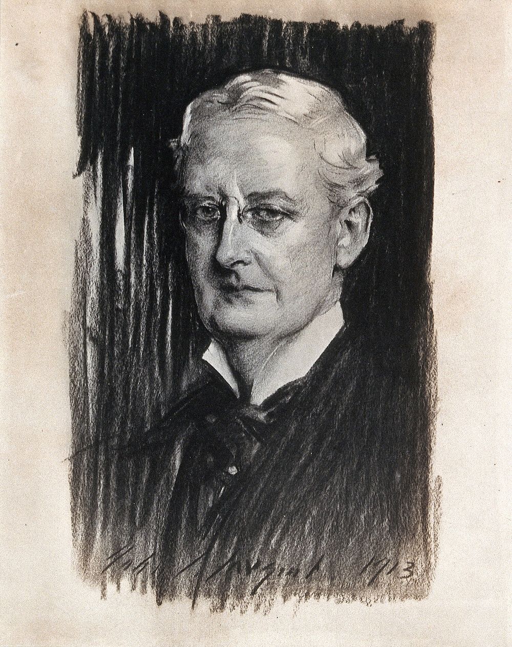 Sir St. Clair Thomson. Photograph by Paul Laib after J.S. Sargent, 1913.