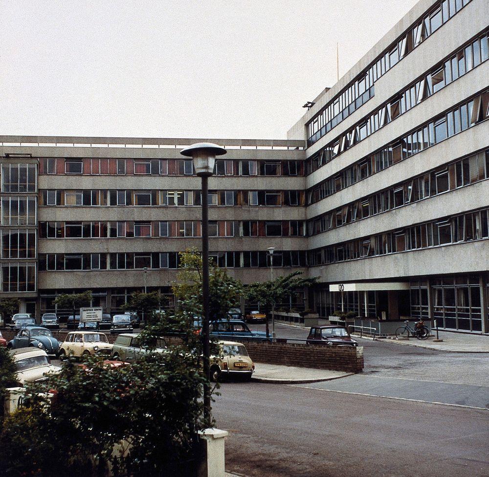 Tavistock Clinic, London, England: exterior. Photograph by H. Windsley, 1972.