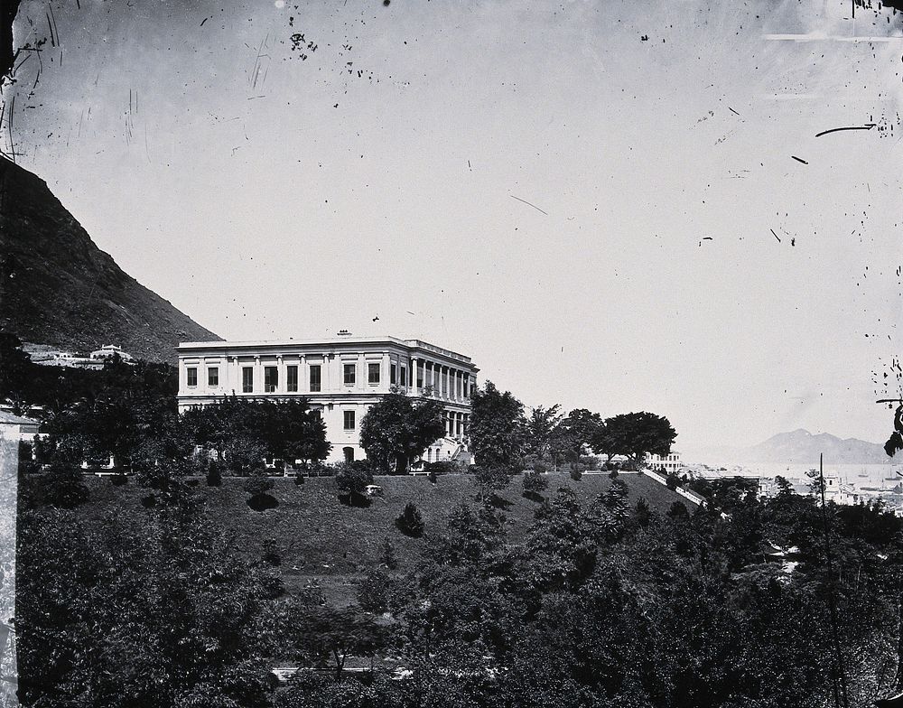 Government House, Hong Kong. Photograph, 1981, from a negative by John Thomson, 1868/1871.
