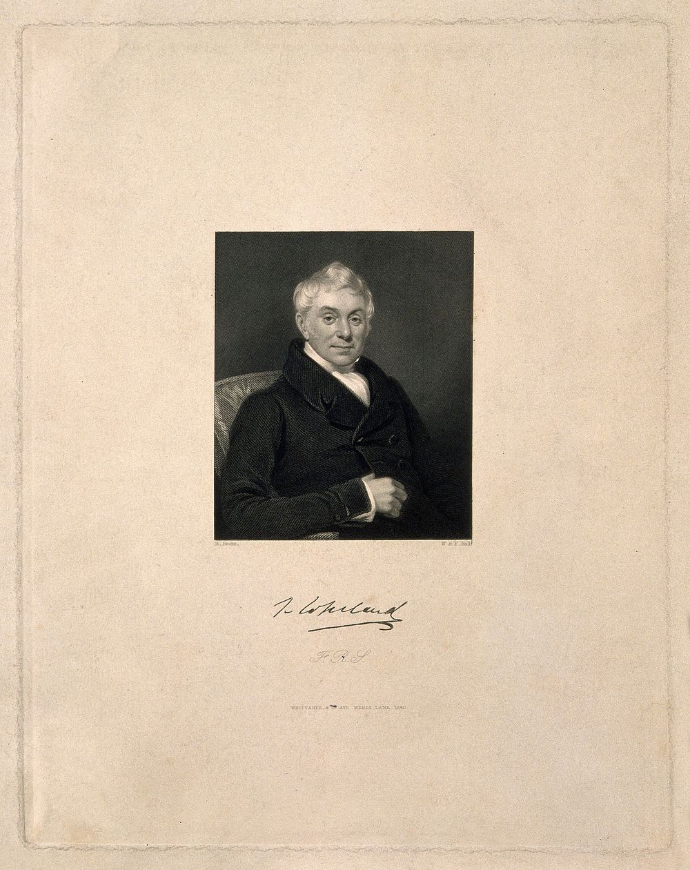 Thomas Copeland. Stipple engraving by W. & F. Holl after H. Room.