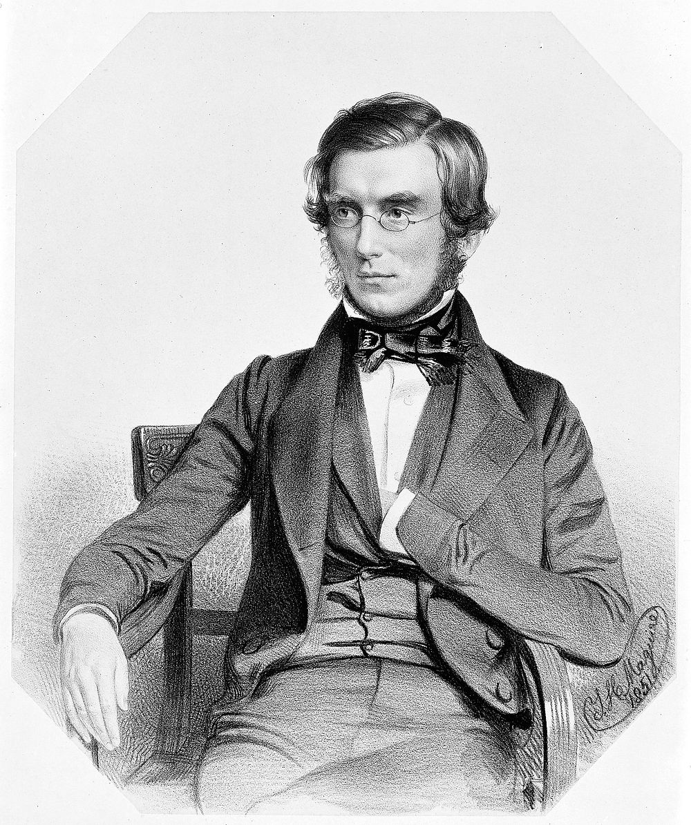Sir Joseph Dalton Hooker. Lithograph by T. H. Maguire, 1851.